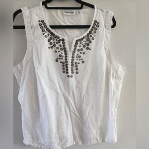 St Johns Bay Cotton Tank Blouse